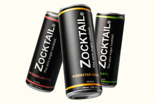 Zocktail Mix: alle 3 smaken 2x Mojito, 2x Watermelon Fizz & 2x Pornstar Martini - 6 stuks